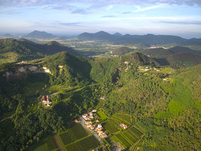 Panorama dei Colli Euganei